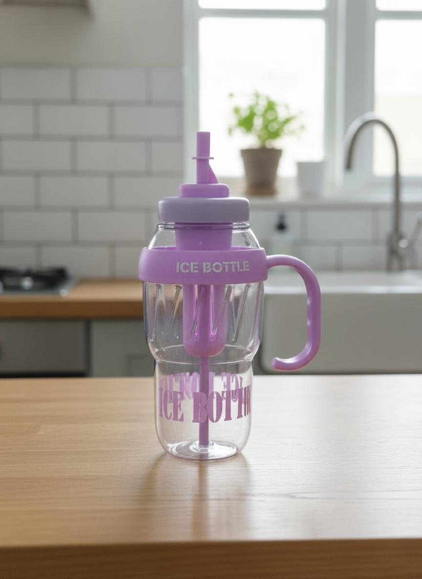 1300ml Stylish Tumbler with Reusable Straw | Spill-Proof Drinking Bottle Sipper