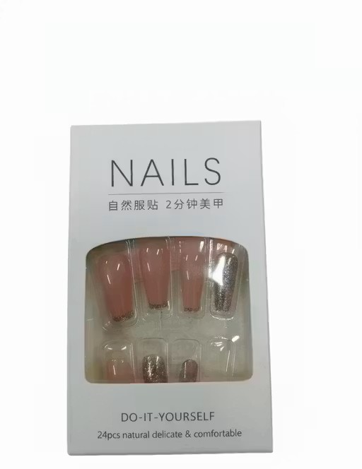 Soft Pink Glam DIY Nails