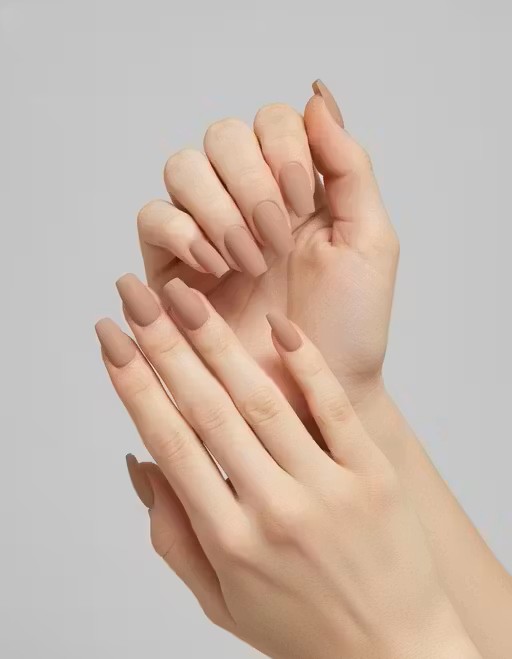 Soft Nude Matte Press-On Nails | (24pcs)