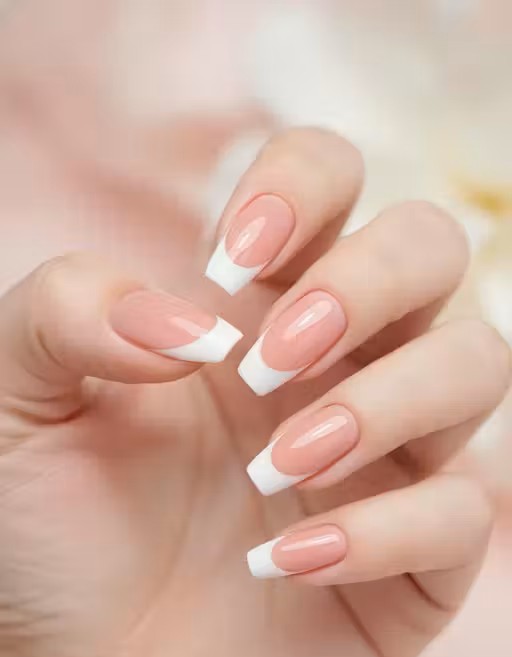 Press on Nails Pinkish Double Shade | Do it Yourself | 24 Reusable Nails Natural Delicate & Comfortable